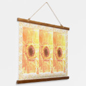 Sunflower Vendredi Hangend Wandkleed (Gebogen)