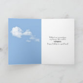 sunflower verjaardag voor vriend kaart (Binnen)