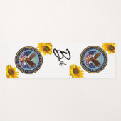 Sunflower Veteran Yoga Mat (Voorkant (horizontaal))