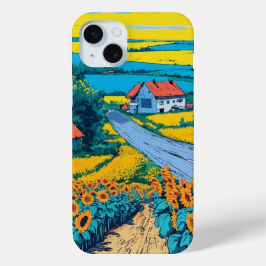 Sunflower Village Serenity Art Case-Mate iPhone Case (Achterkant)
