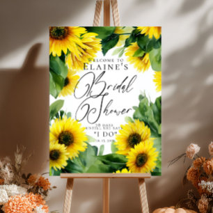 Sunflower Vrijgezellenfeest Welkom Poster