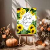 Sunflower Vrijgezellenfeest Welkom Poster