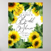 Sunflower Vrijgezellenfeest Welkom Poster (Voorkant)
