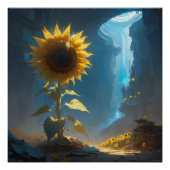 sunflower wall art perfect poster (Voorkant)