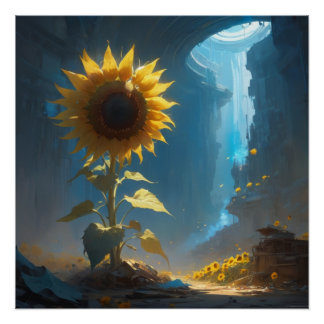 sunflower wall art perfect poster