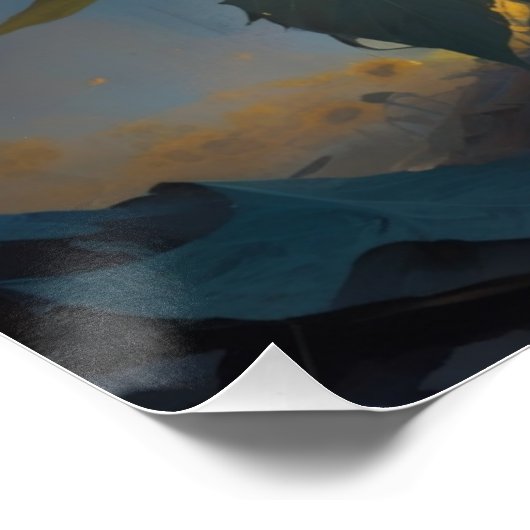 sunflower wall art perfect poster (Hoek)