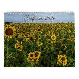 Sunflower Wall Calendar 2026 Kalender