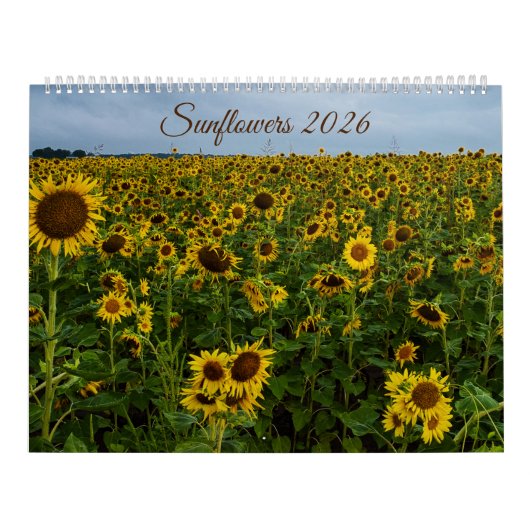 Sunflower Wall Calendar 2026 Kalender (Hoes)