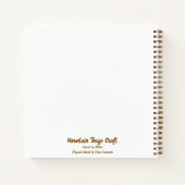 Sunflower watercolor spiral lined notebook notitieboek (Achterkant)