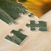 Sunflower Wearing Sunglasses and Straw Hat Legpuzzel (Zijkant)