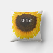Sunflower Weddenbride Pillow Kussen (Achterkant)
