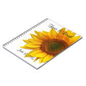  Sunflower Weddenschap Notitieboek (Linkerzijde)