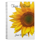  Sunflower Weddenschap Notitieboek (Voorkant)