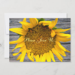 Sunflower Wedding Postwood Grey III Kaart