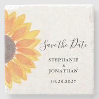Sunflower Wedding Save the Date
