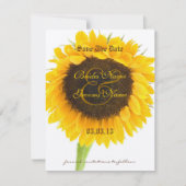 Sunflower Wedding Save the Dates Save The Date (Voorkant)