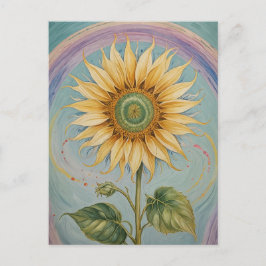 Sunflower Whimsy Briefkaart