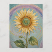 Sunflower Whimsy Briefkaart (Voorkant)