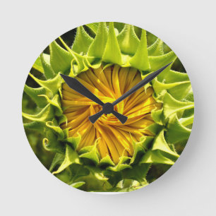 Sunflower Whirl Ronde Klok