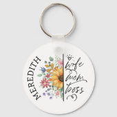 Sunflower Wife Ma Boss  Sleutelhanger (Voorkant)
