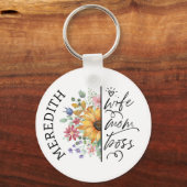 Sunflower Wife Ma Boss  Sleutelhanger (Voorkant)