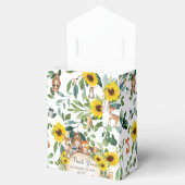 Sunflower Woodland Animals Baby shower Dank u Bedankdoosjes (Geopend)