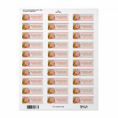 Sunflower Wreater Happy Thanksgiving Etiket (Full Sheet)