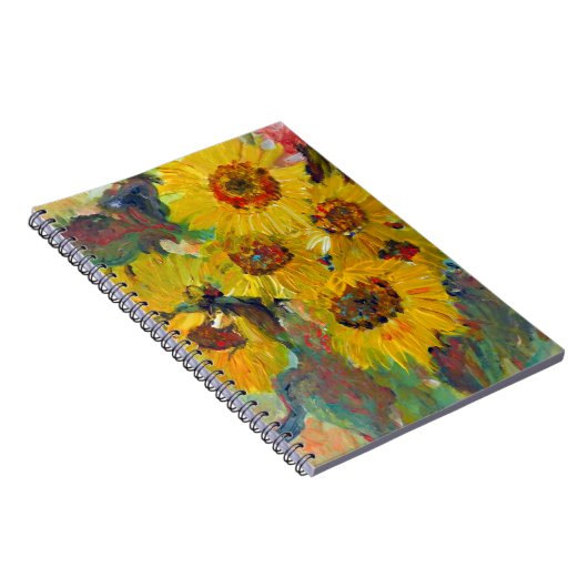 sunflower writing pad notitieboek (Rechterzijde)