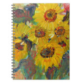 sunflower writing pad notitieboek (Voorkant)