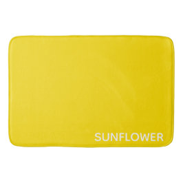 Sunflower Yellow Colour Name Badmat
