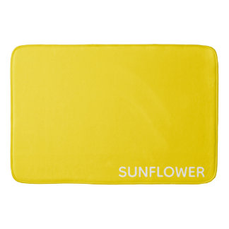 Sunflower Yellow Colour Name Badmat