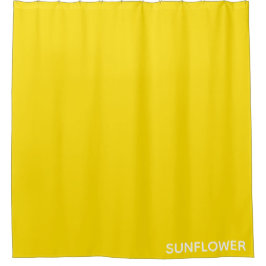 Sunflower Yellow Colour Name Douchegordijn