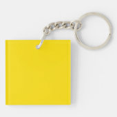 Sunflower Yellow Colour Name Sleutelhanger (Achterkant)