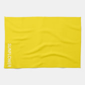 Sunflower Yellow Colour Name Theedoek (Horizontaal)