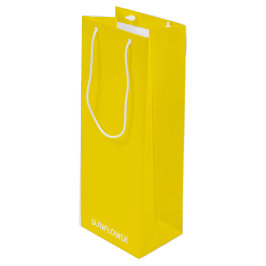 Sunflower Yellow Colour Name Wijn Cadeautas