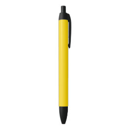 Sunflower Yellow Solid Color with Black Ink Zwarte Inkt Pen