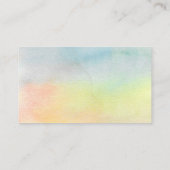 Sunflower Yoga Instructor Visitekaartje (Achterkant)