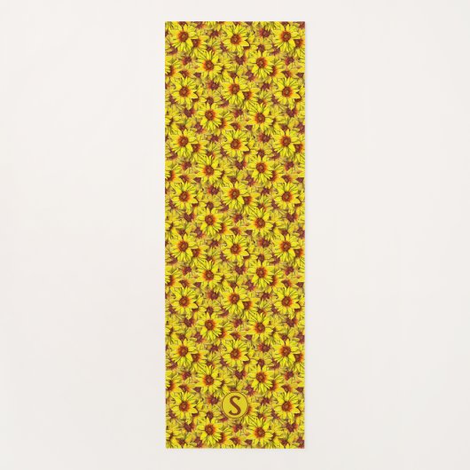 Sunflower Yoga Mat (Voorkant)