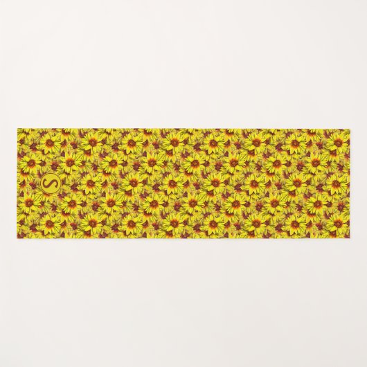 Sunflower Yoga Mat (Voorkant (horizontaal))