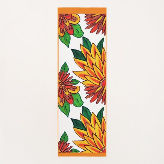 Sunflower Yoga Mat (Voorkant)