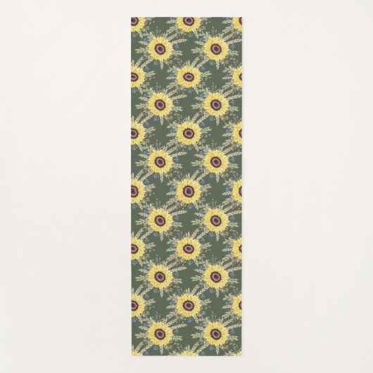 Sunflower Yoga Mat (Voorkant)