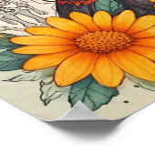 SunflowerDayOfTheDeadWitch Poster (Hoek)