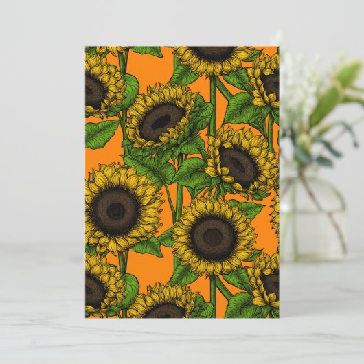 Sunflowers (Staand voorkant)