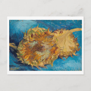 "SUNFLOWERS" 1887, INGEDIEND DOOR VINCENT VAN GOGH BRIEFKAART