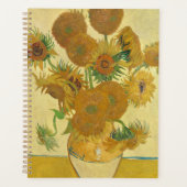 Sunflowers 1888 by Vincent van Gogh Planner (Voorkant)