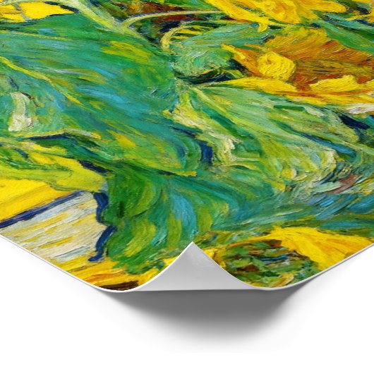 Sunflowers After Van Gogh Poster (Hoek)