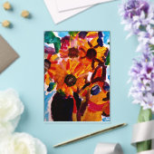 Sunflowers and chihuahua  acryl uitnodigingen (Insitu (Huwelijk))