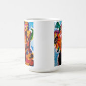 Sunflowers and chihuahua  koffiemok (Center)