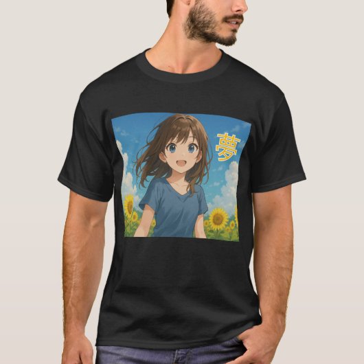 Sunflowers and Your Smile T-shirt (Voorkant)