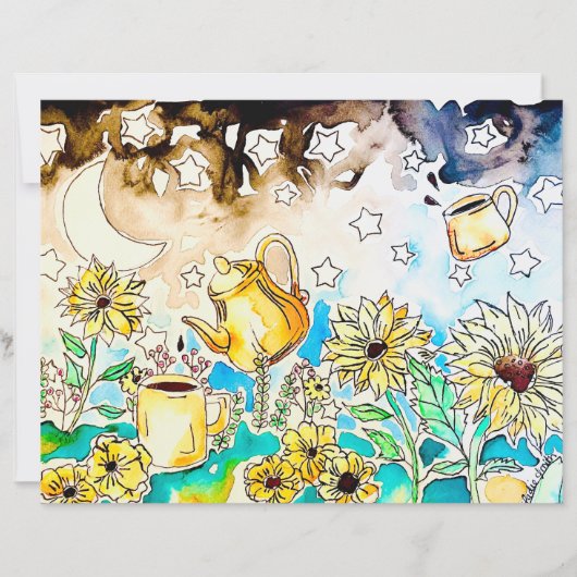 sunflowers art print (Voorkant)